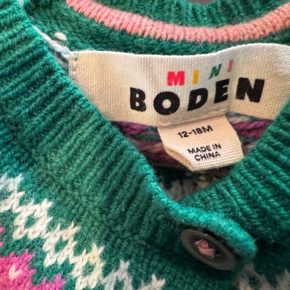 Mini Boden Llama Sweater - Picture 2 of 4